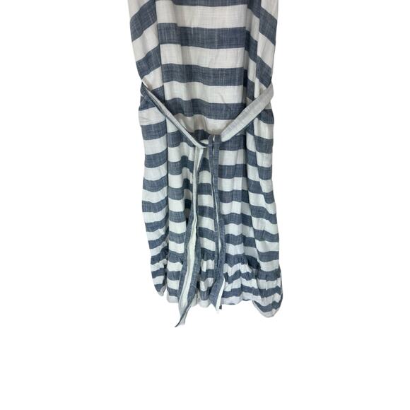 Roller Rabbit Dress Blue White Striped Nautical Sailor Relaxed Maxi Size XL - Picture 3 of 9